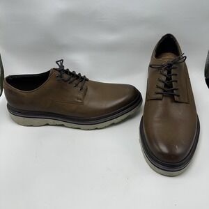 Clarks Frelan Walk Oxford Dress Shoe Size 12 M Cognac